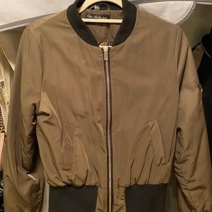 Olive Bomber Jacket
